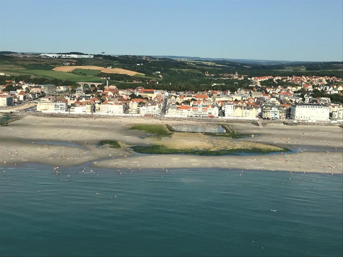 Villa Louise - Appartement Spacieux Proche Digue Avec Jardin Wimereux Buitenkant foto