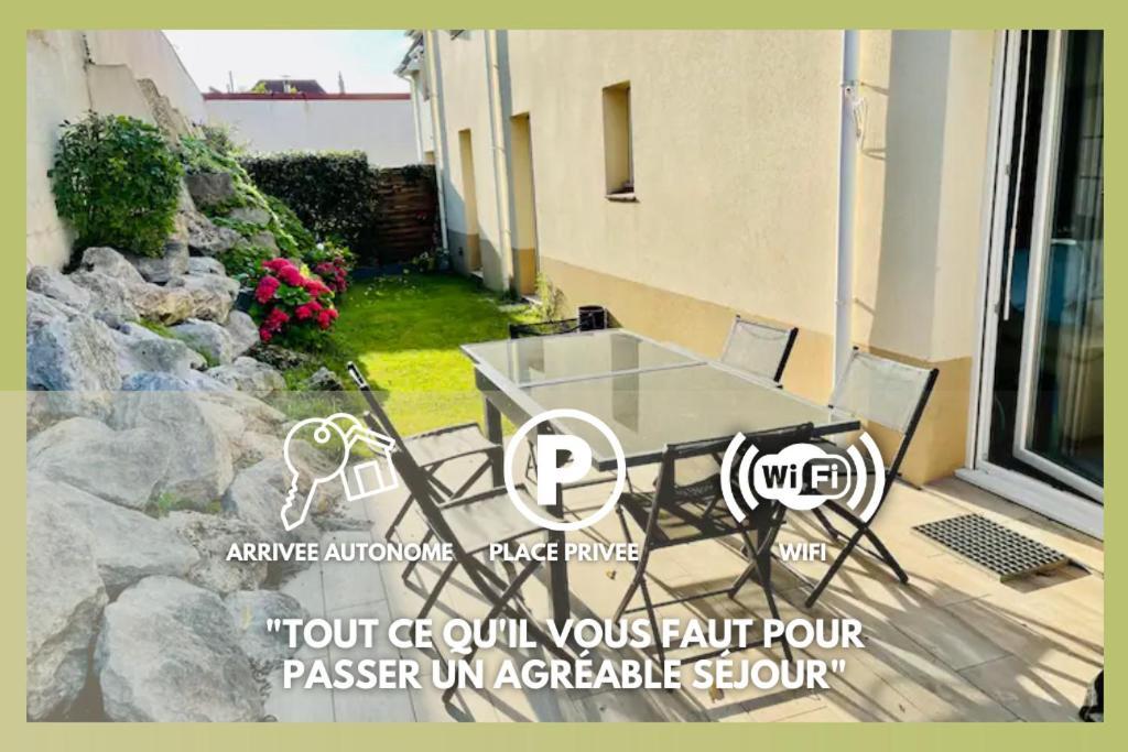 Villa Louise - Appartement Spacieux Proche Digue Avec Jardin Wimereux Buitenkant foto